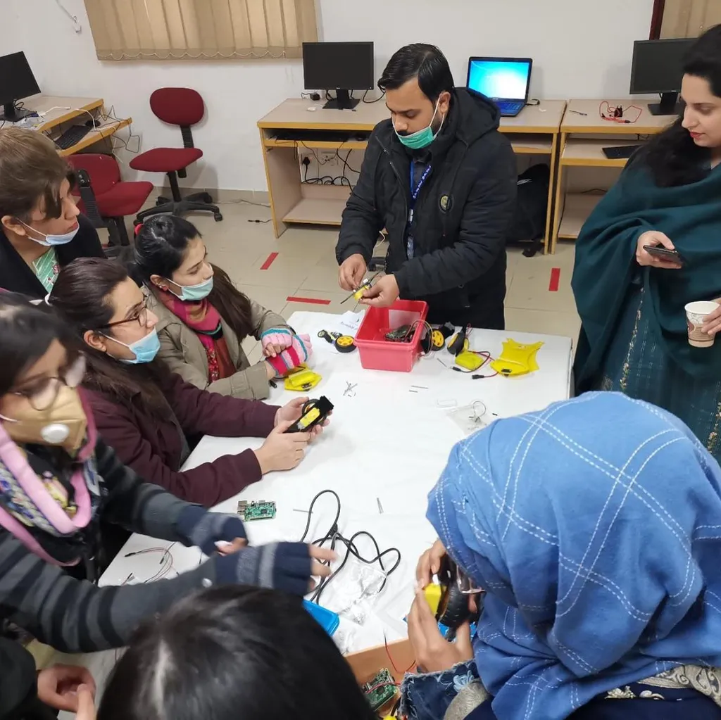 Instructor-led robotics bootcamp